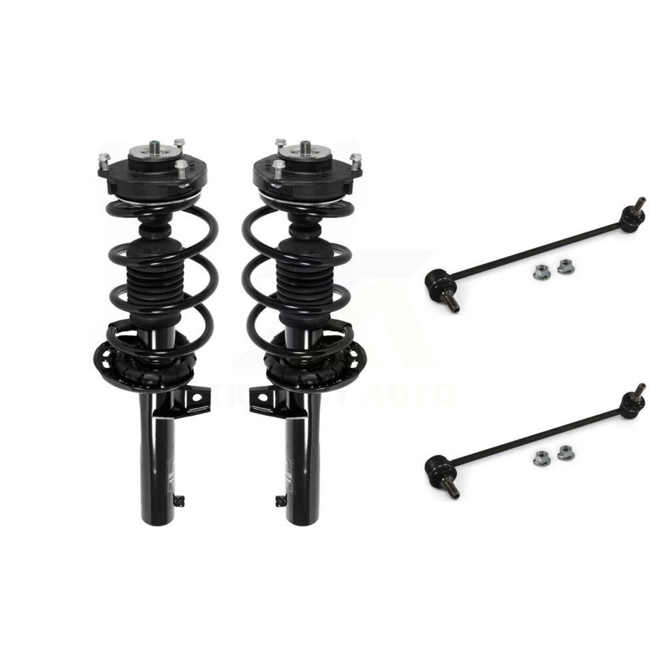 Front Shock Assembly TQ Link Kit For Volkswagen Jetta Passat Golf Beetle Rabbit Audi Eos KT7-100017