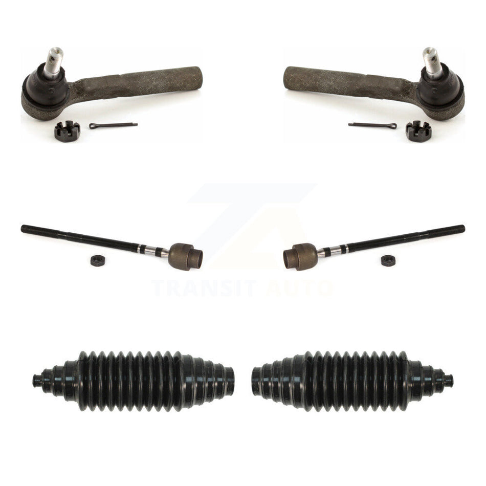Front Steering Tie Rod End & Boot Kit For 1995-2005 Chevrolet Cavalier Pontiac Sunfire KTB-100013