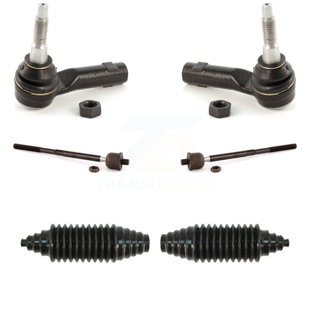 Front Steering Tie Rod End & Boot Kit For Ford F-150 Lincoln Mark LT RWD KTB-100075