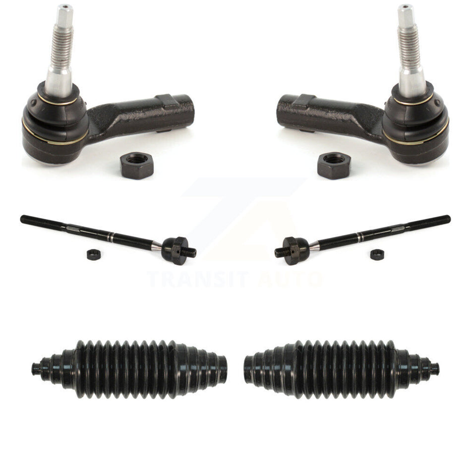 Front Steering Tie Rod End & Boot Kit For Ford F-150 Lincoln Mark LT 4WD KTB-100076