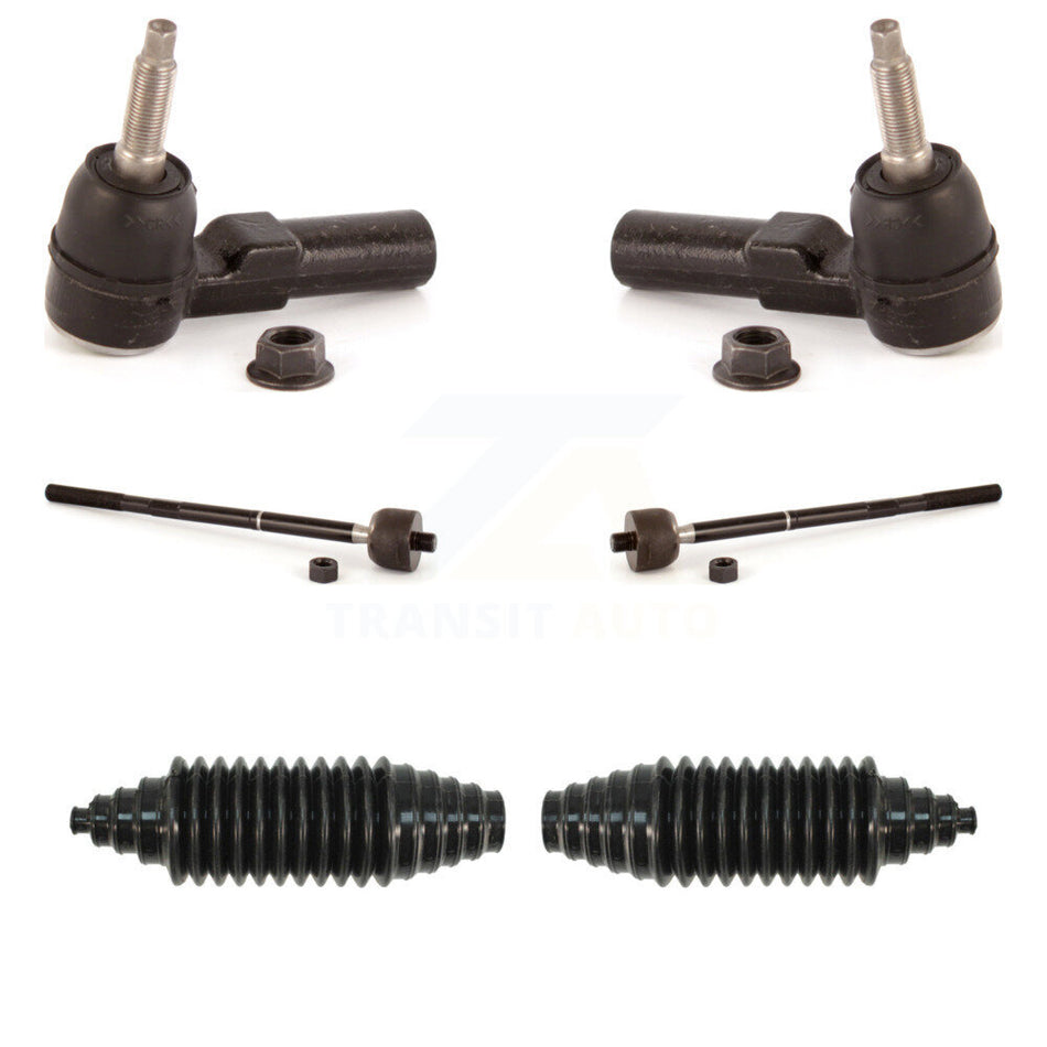 Front Steering Tie Rod End & Boot Kit For Ford Escape Mazda Tribute Mercury Mariner KTB-100106