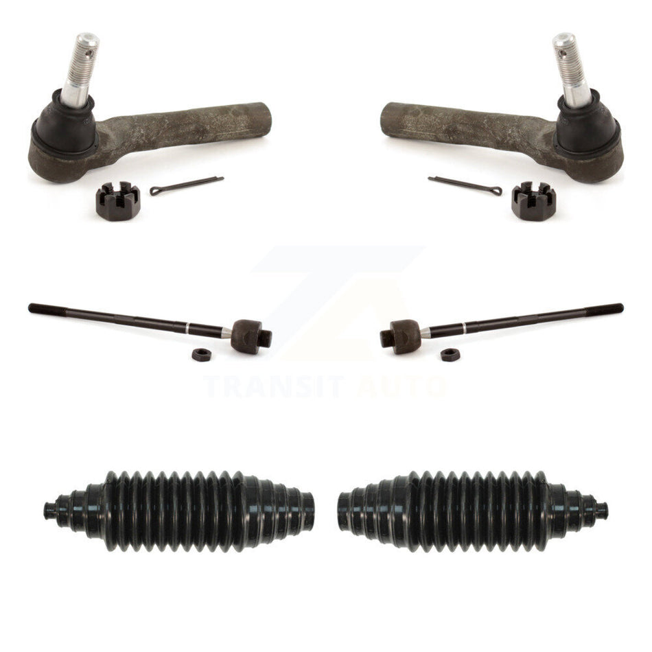 Front Steering Tie Rod End & Boot Kit For Chevrolet Express 1500 GMC Savana 2500 KTB-100117