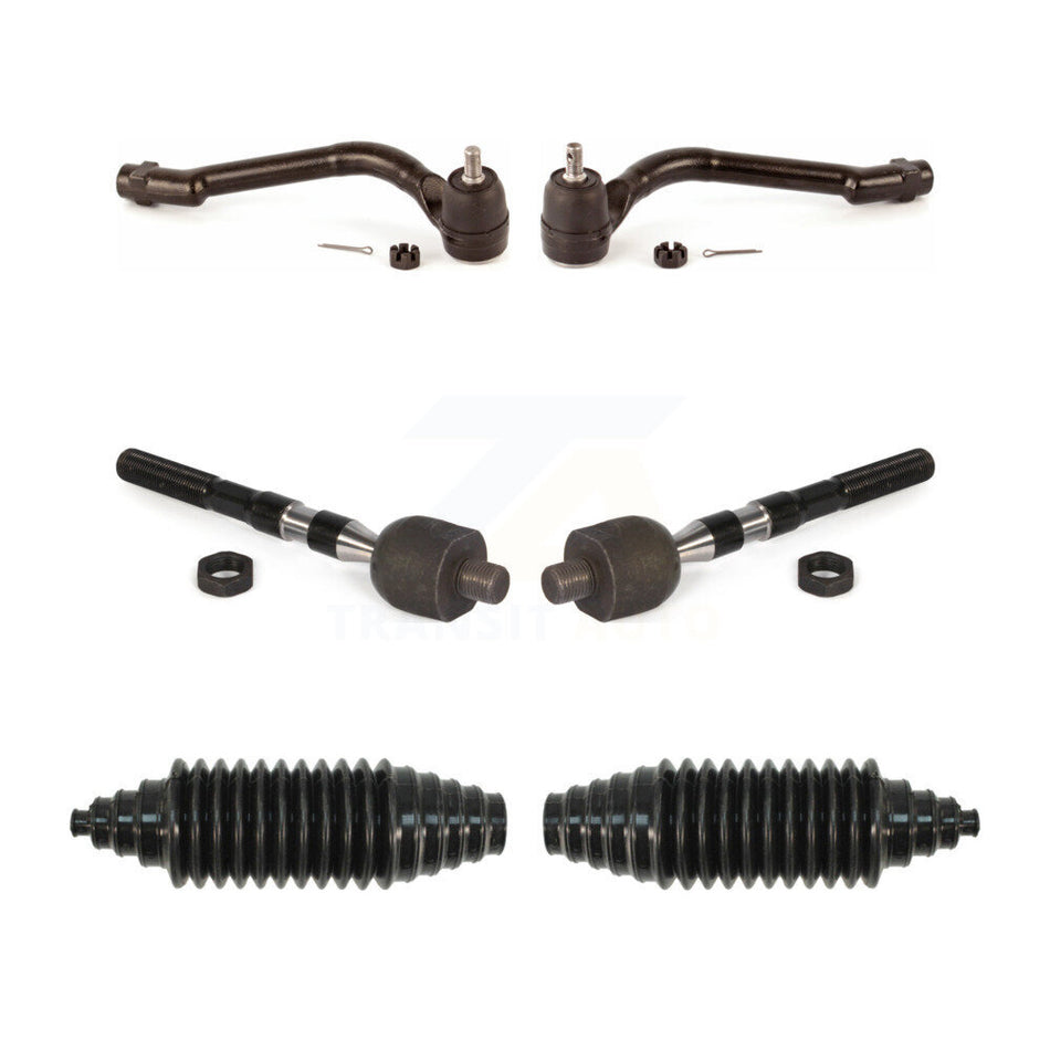 Front Steering Tie Rod End & Boot Kit For Hyundai Sonata Kia Optima KTB-100732