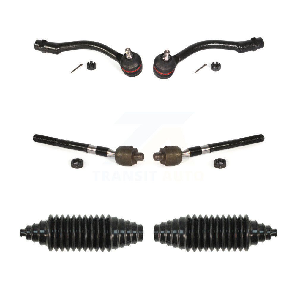 Front Steering Tie Rod End & Boot Kit For Hyundai Accent Kia Rio KTB-100747