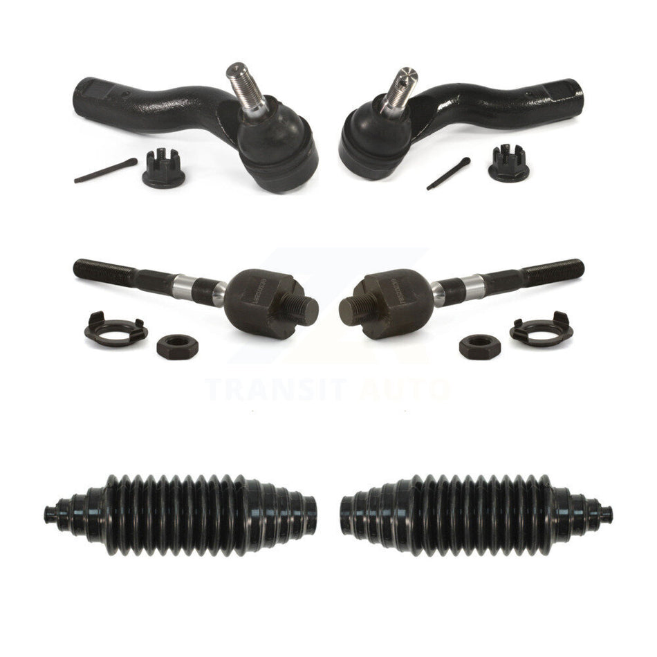 Front Steering Tie Rod End & Boot Kit For Ford Fusion Lincoln MKZ KTB-100811