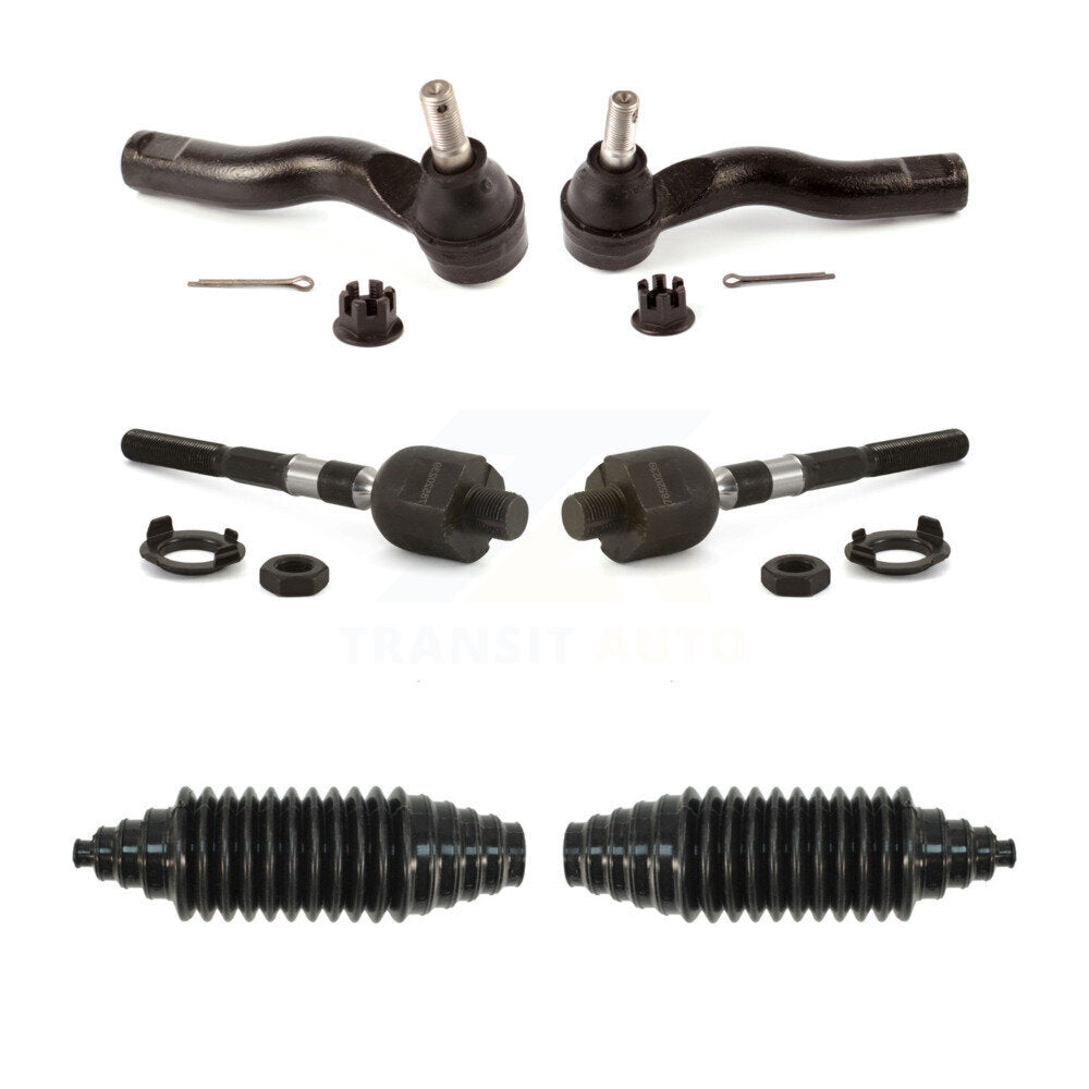 Front Tie Rod End & Boot Kit For Ford Fusion Mazda 6 Lincoln MKZ Zephyr Mercury Milan KTB-100812