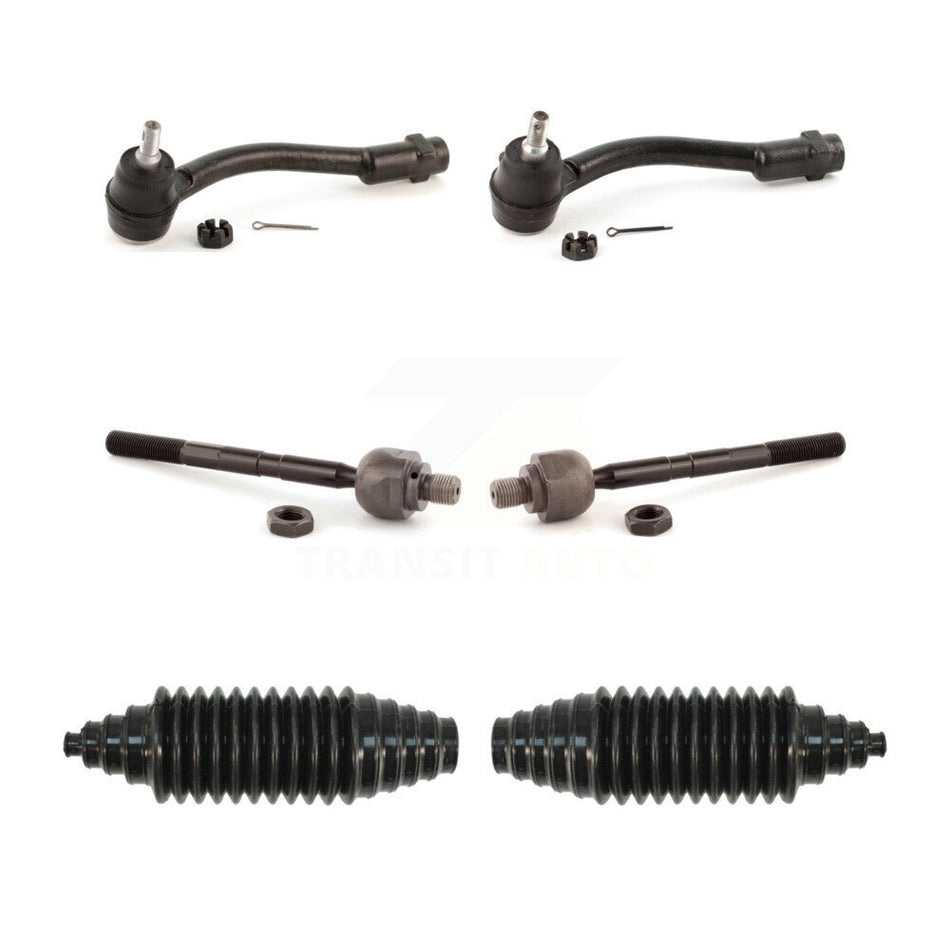 Front Tie Rod End & Boot Kit (6Pc) For 2006-2011 Kia Rio Rio5 Power steering system KTB-100869