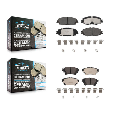 Front Rear Ceramic Brake Pads Kit For Toyota Corolla KTC-100707