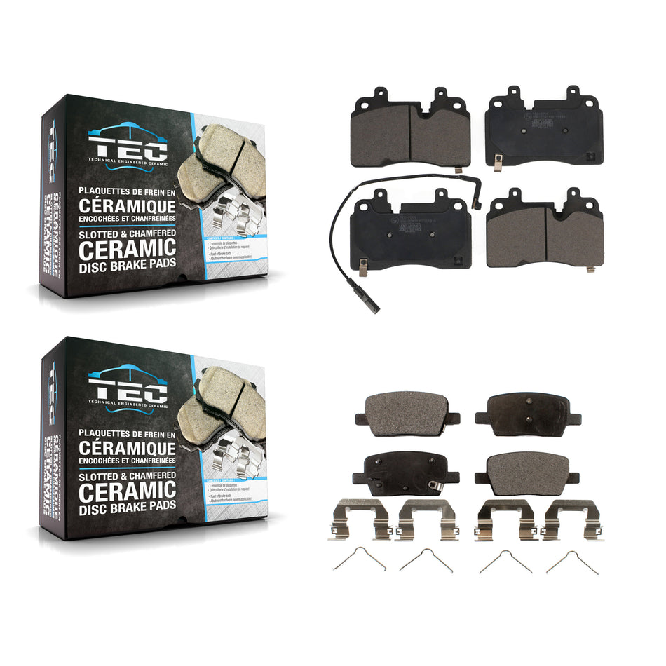 Front Rear Ceramic Brake Pads Kit For Cadillac CT6 KTC-100718