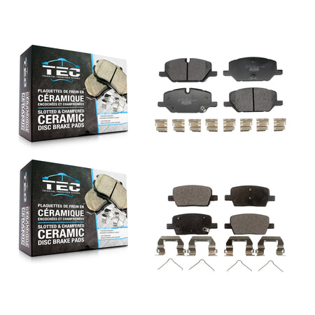 Front Rear Ceramic Brake Pads Kit For Chevrolet Camaro KTC-100828