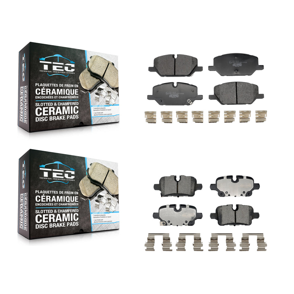 Front Rear Ceramic Brake Pads Kit For GMC Terrain Chevrolet Equinox KTC-100829
