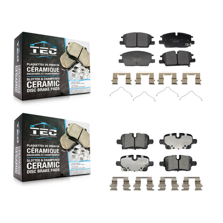 Front Rear Ceramic Brake Pads Kit For Chevrolet Equinox GMC Terrain Malibu Trax Buick KTC-100830