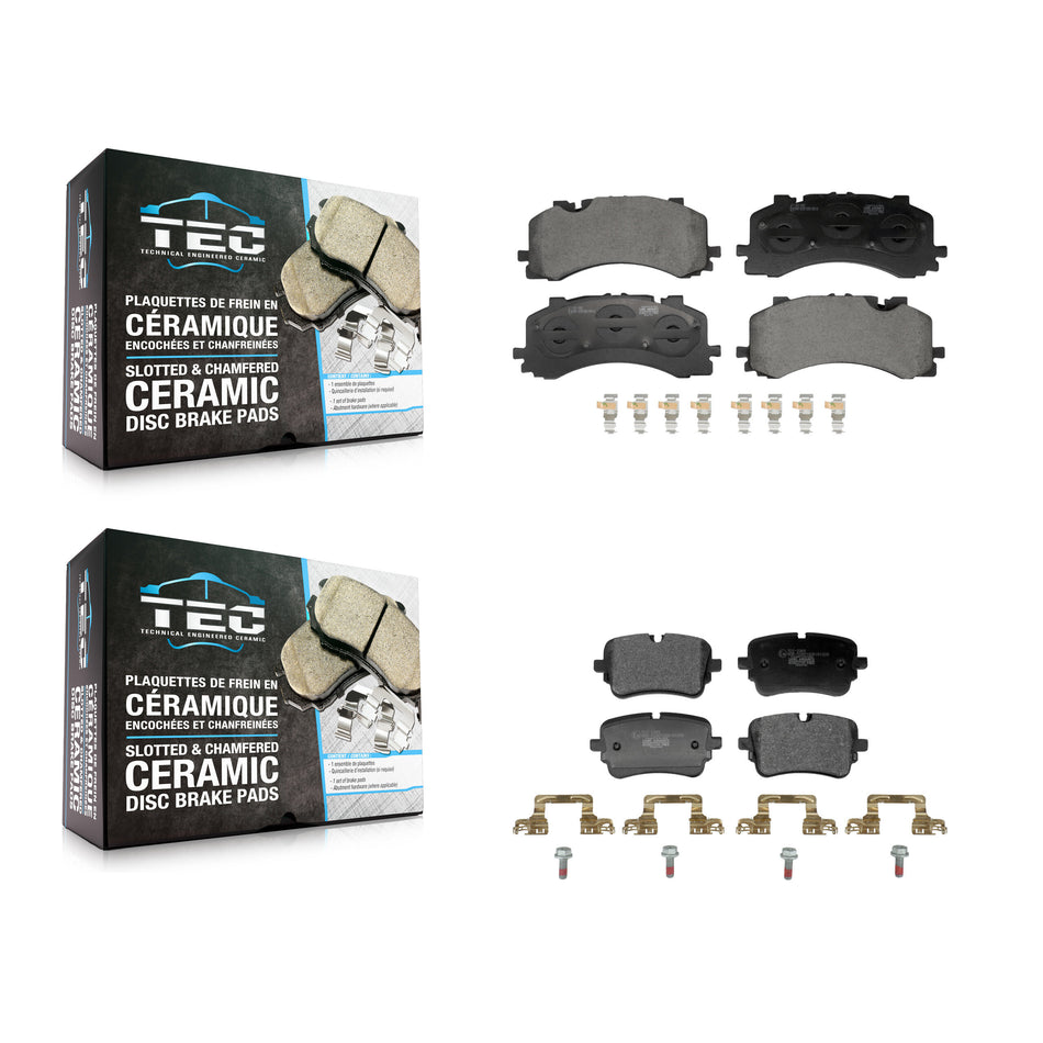 Front Rear Ceramic Brake Pads Kit For Audi SQ7 SQ8 S6 A8 Quattro S8 KTC-100850