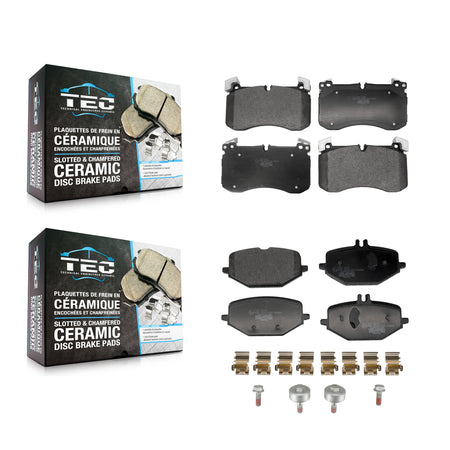 Front Rear Ceramic Brake Pads Kit For 2020-2022 Mercedes-Benz GLS450 With Sport Package KTC-100860