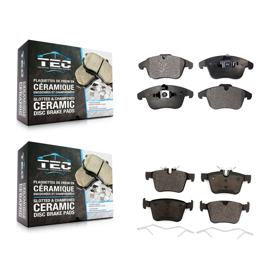 Front Rear Ceramic Brake Pads Kit For Land Rover Range Evoque KTC-100919