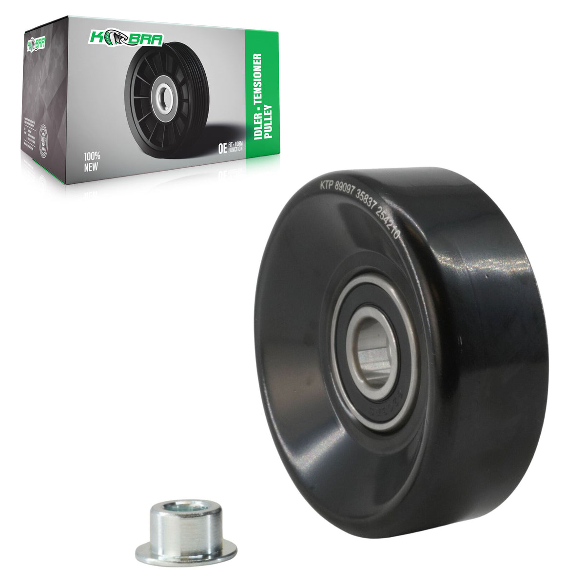 Accessory Drive Belt Pulley KTP-89097 For Jeep Wrangler Dodge Dakota Chrysler Cherokee Grand Caravan