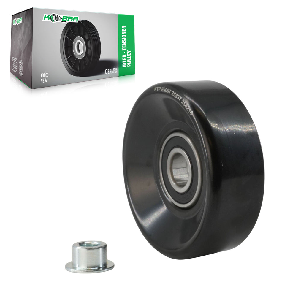 Accessory Drive Belt Pulley KTP-89097 For Jeep Wrangler Dodge Dakota Chrysler Cherokee Grand Caravan