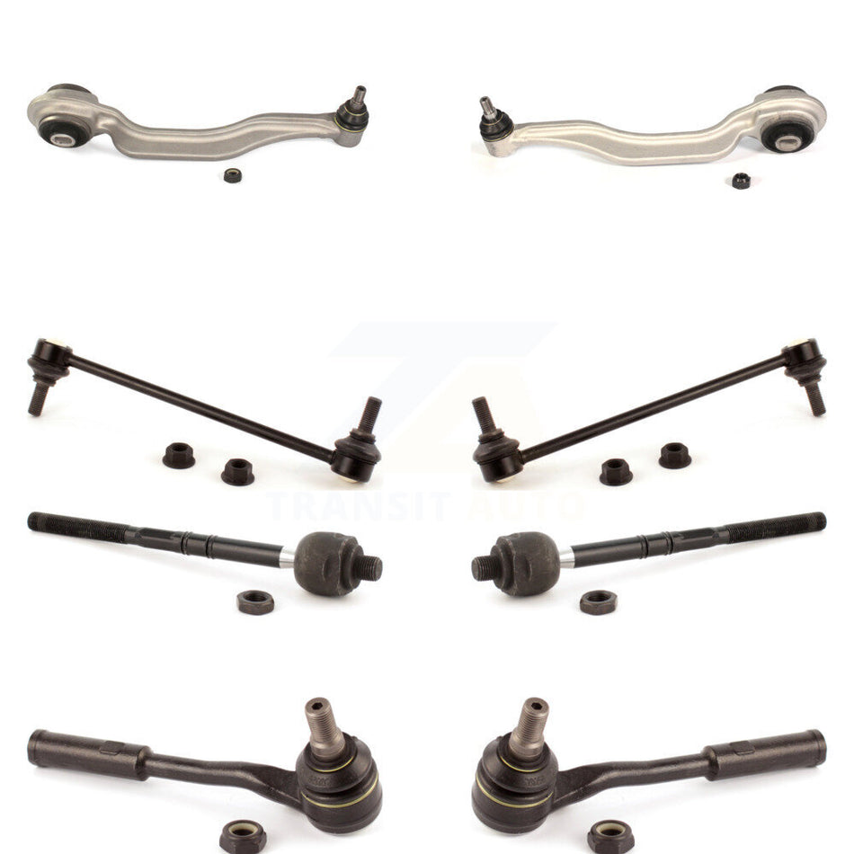 Front Suspension Control Arm And Ball Joint Assembly Steering Tie Rod End Stabilizer Bar Link Kit (8Pc) For 2005-2006 Mercedes-Benz SL55 AMG KTR-100328