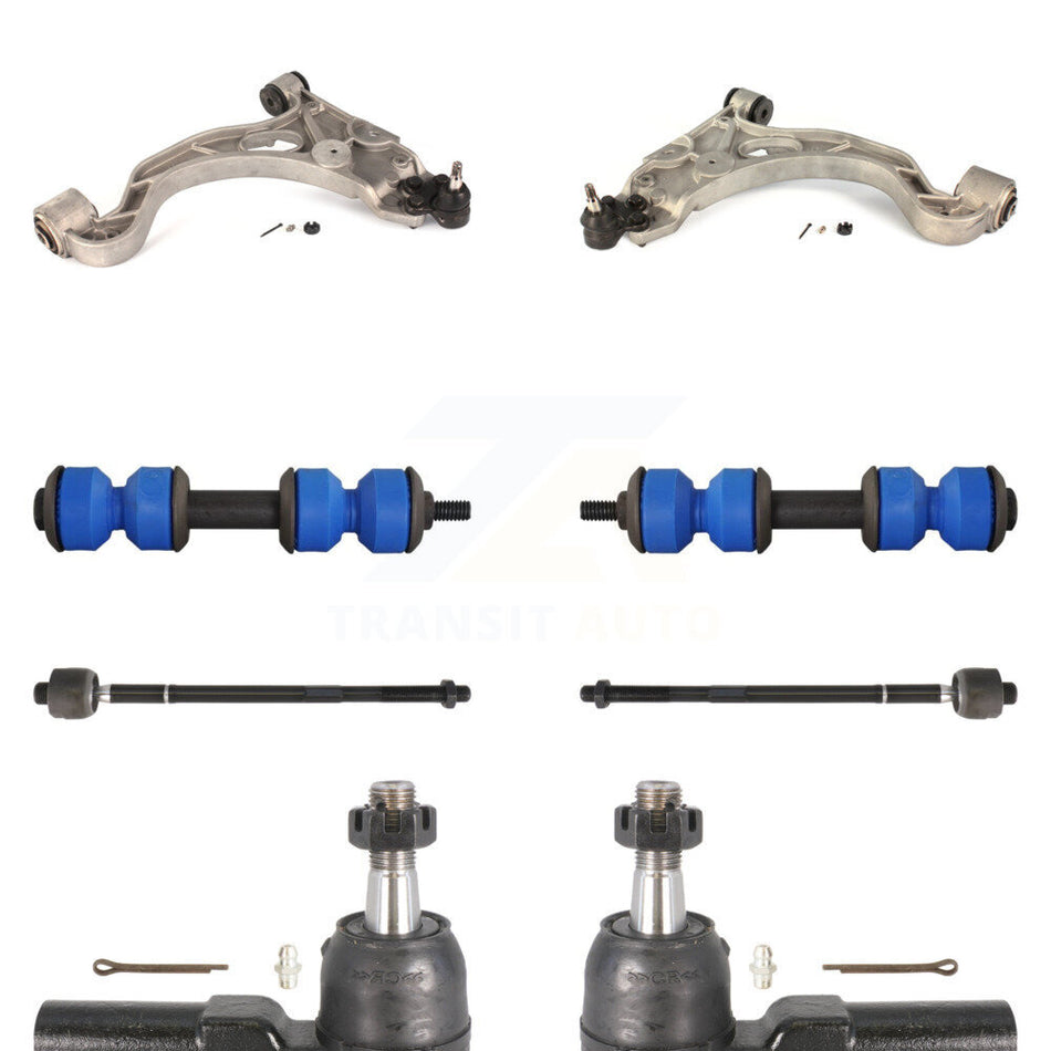 Front Suspension Control Arm And Ball Joint Assembly Steering Tie Rod End Link Kit (8Pc) For Buick LeSabre Cadillac DeVille Park Avenue Pontiac Bonneville Seville Oldsmobile Aurora Riviera KTR-100370