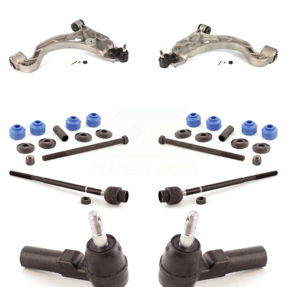 Front Suspension Control Arm And Ball Joint Assembly Steering Tie Rod End Stabilizer Bar Link Kit (8Pc) For Pontiac Bonneville Buick Park Avenue Oldsmobile Aurora KTR-100372