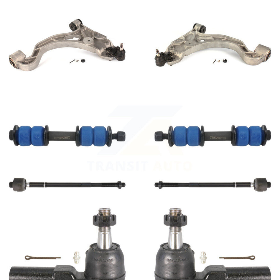 Front Suspension Control Arm And Ball Joint Assembly Steering Tie Rod End Link Kit (8Pc) For Buick LeSabre Cadillac DeVille Park Avenue Pontiac Bonneville Seville Oldsmobile Aurora Riviera KTR-100373