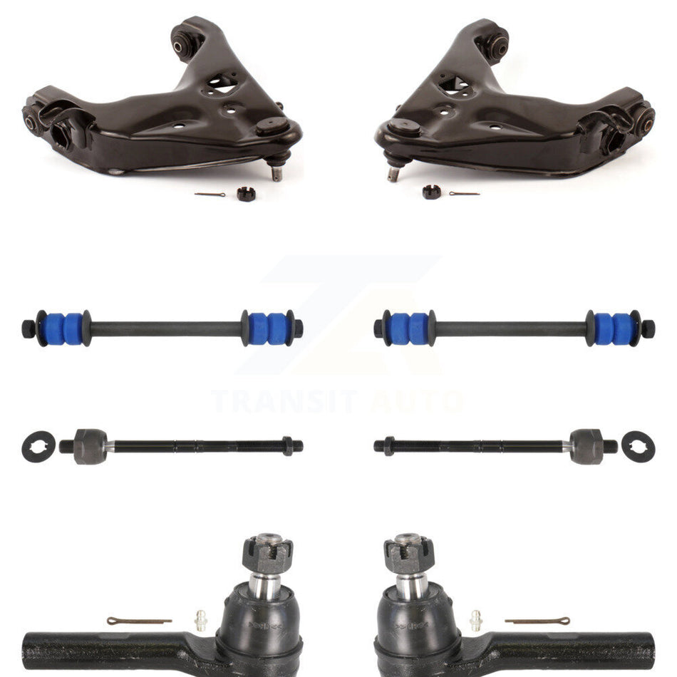 Front Suspension Control Arm And Ball Joint Assembly Steering Tie Rod End Stabilizer Bar Link Kit (8Pc) For 2001-2005 Ford Explorer Sport Trac KTR-100380