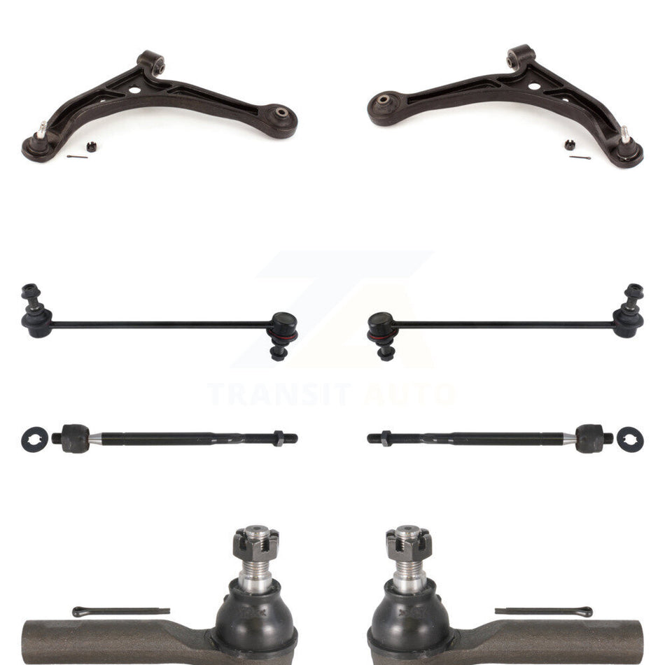 Front Suspension Control Arm And Ball Joint Assembly Steering Tie Rod End Stabilizer Bar Link Kit (8Pc) For 2002-2004 Honda Odyssey KTR-100381