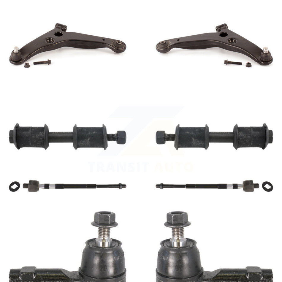 Front Suspension Control Arm And Ball Joint Assembly Steering Tie Rod End Stabilizer Bar Link Kit (8Pc) For Mitsubishi Lancer KTR-100394