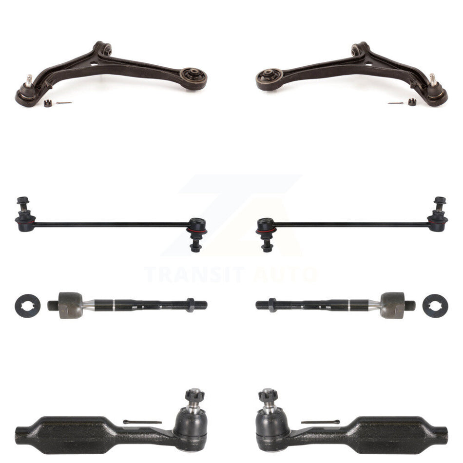 Front Suspension Control Arm And Ball Joint Assembly Steering Tie Rod End Stabilizer Bar Link Kit (8Pc) For 2005-2009 Honda Odyssey Touring KTR-100399