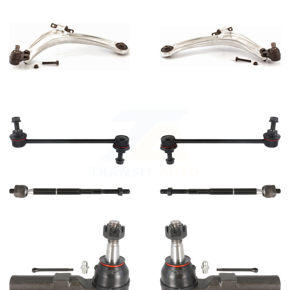 Front Suspension Control Arm And Ball Joint Assembly Steering Tie Rod End Stabilizer Bar Link Kit (8Pc) For Chevrolet HHR KTR-100410
