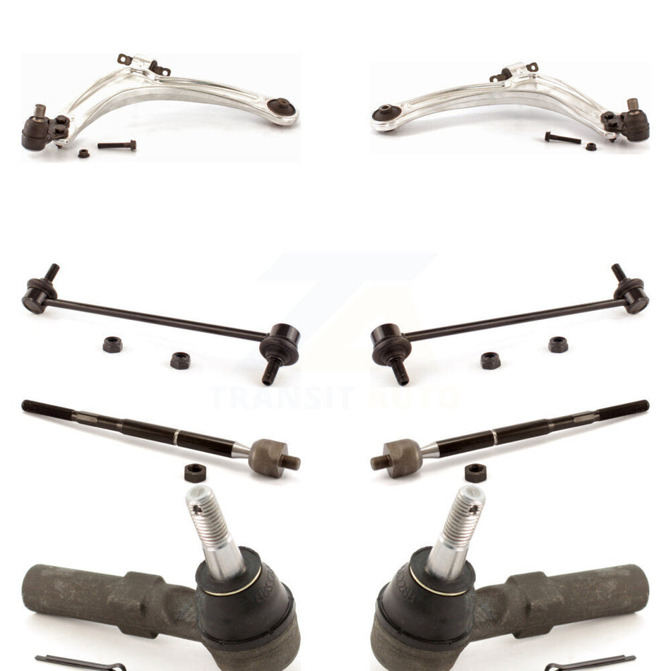 Front Suspension Control Arm And Ball Joint Assembly Steering Tie Rod End Stabilizer Bar Link Kit (8Pc) For Chevrolet HHR Pontiac Pursuit KTR-100411