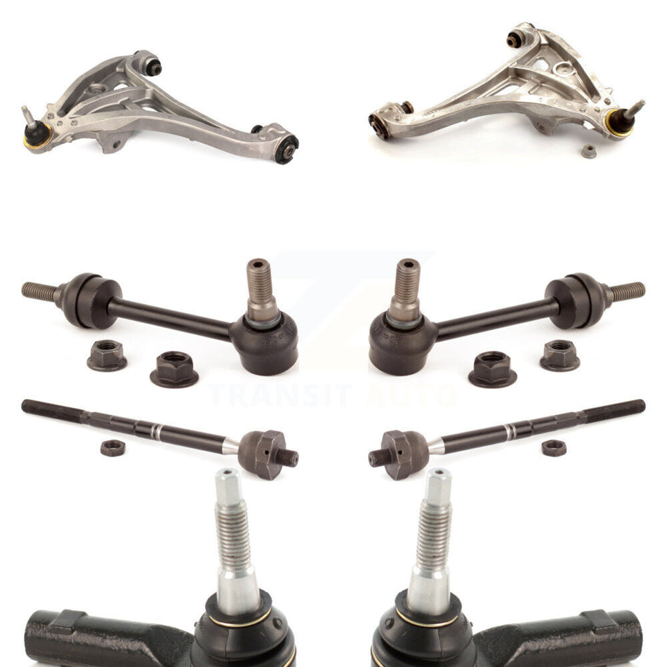 Front Suspension Control Arm And Ball Joint Assembly Steering Tie Rod End Stabilizer Bar Link Kit (8Pc) For Ford F-150 4WD KTR-100436