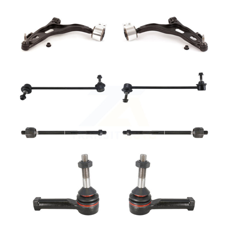 Front Suspension Control Arm And Ball Joint Assembly Steering Tie Rod End Stabilizer Bar Link Kit (8Pc) For 2005-2007 Ford Five Hundred Freestyle Mercury Montego KTR-100471