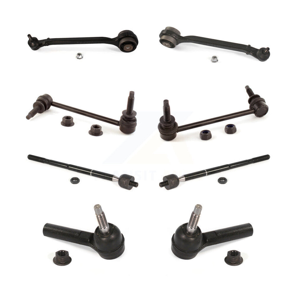 Front Suspension Control Arm And Ball Joint Assembly Steering Tie Rod End Stabilizer Bar Link Kit (8Pc) For Dodge Charger Chrysler 300 Challenger KTR-100486