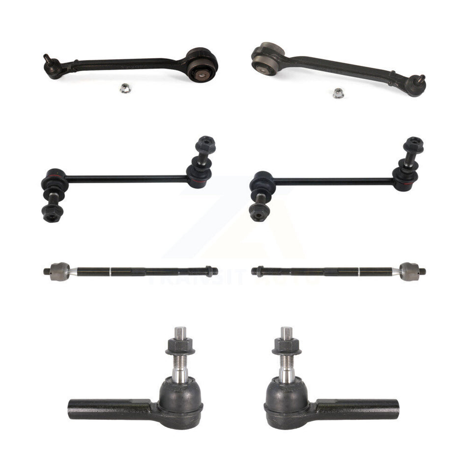 Front Suspension Control Arm And Ball Joint Assembly Steering Tie Rod End Stabilizer Bar Link Kit (8Pc) For Dodge Charger Chrysler 300 Challenger KTR-100486