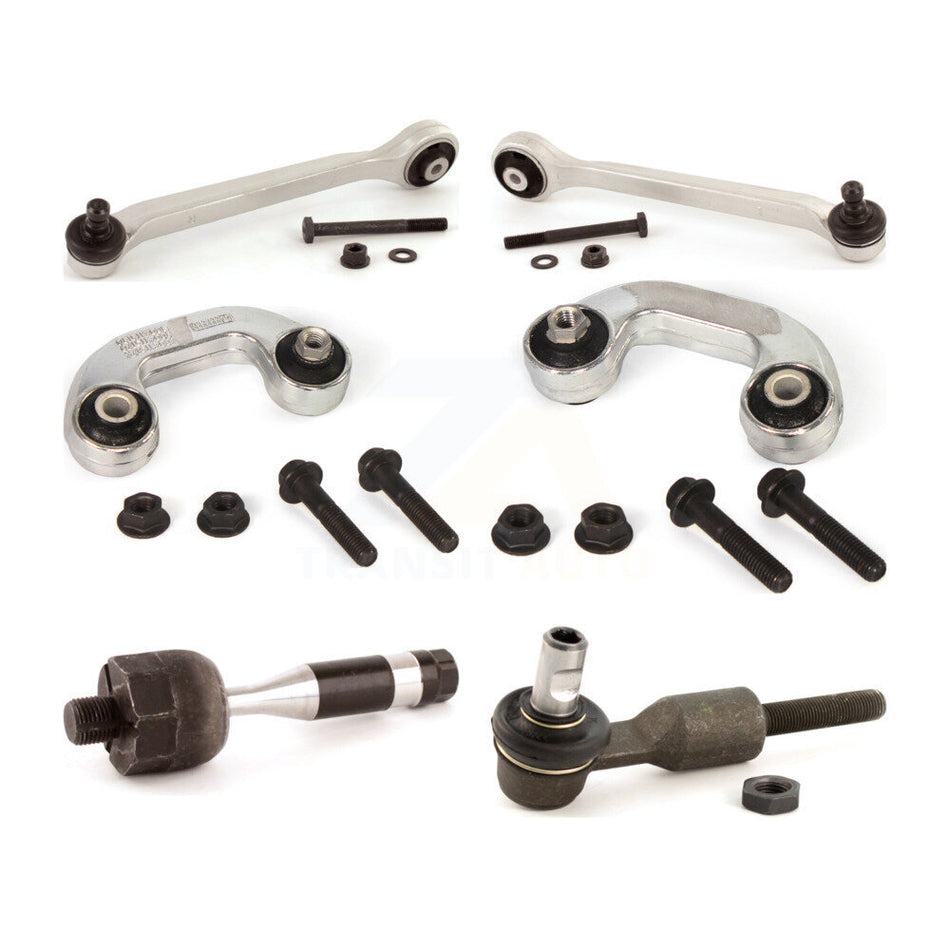 Front Suspension Control Arm And Ball Joint Assembly Steering Tie Rod End Stabilizer Bar Link Kit (6Pc) For 2005-2005 Audi A4 Quattro To Chassis/VIN #8H-5-014-476 KTR-100497