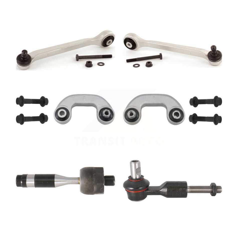 Front Suspension Control Arm And Ball Joint Assembly Steering Tie Rod End Stabilizer Bar Link Kit (6Pc) For 2005-2005 Audi A4 Quattro To Chassis/VIN #8H-5-014-476 KTR-100497