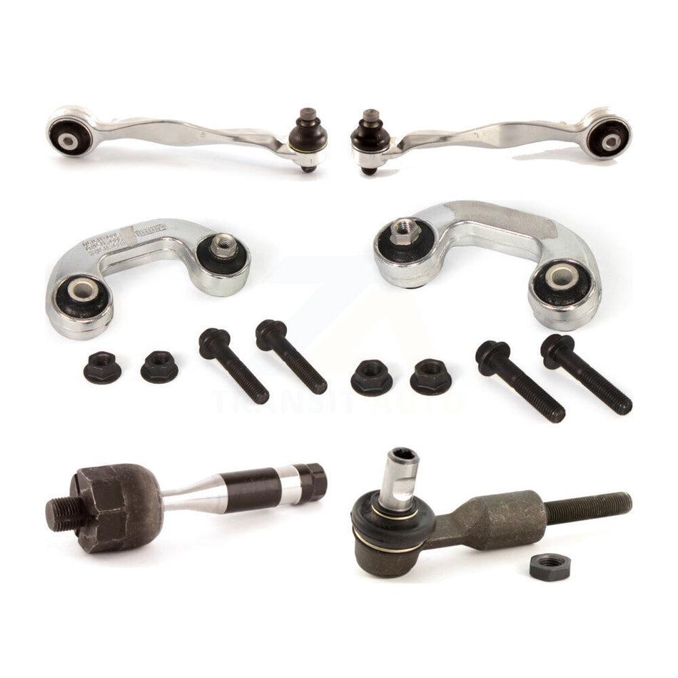 Front Suspension Control Arm And Ball Joint Assembly Steering Tie Rod End Stabilizer Bar Link Kit (6Pc) For 2005-2005 Audi A4 Quattro To Chassis/VIN #8H-5-014-476 KTR-100501