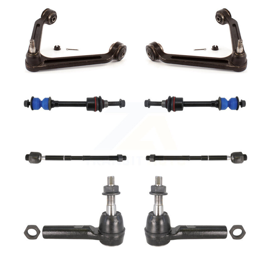 Front Suspension Control Arm And Ball Joint Assembly Steering Tie Rod End Stabilizer Bar Link Kit For 2002-2005 Dodge Ram 1500 RWD KTR-100505
