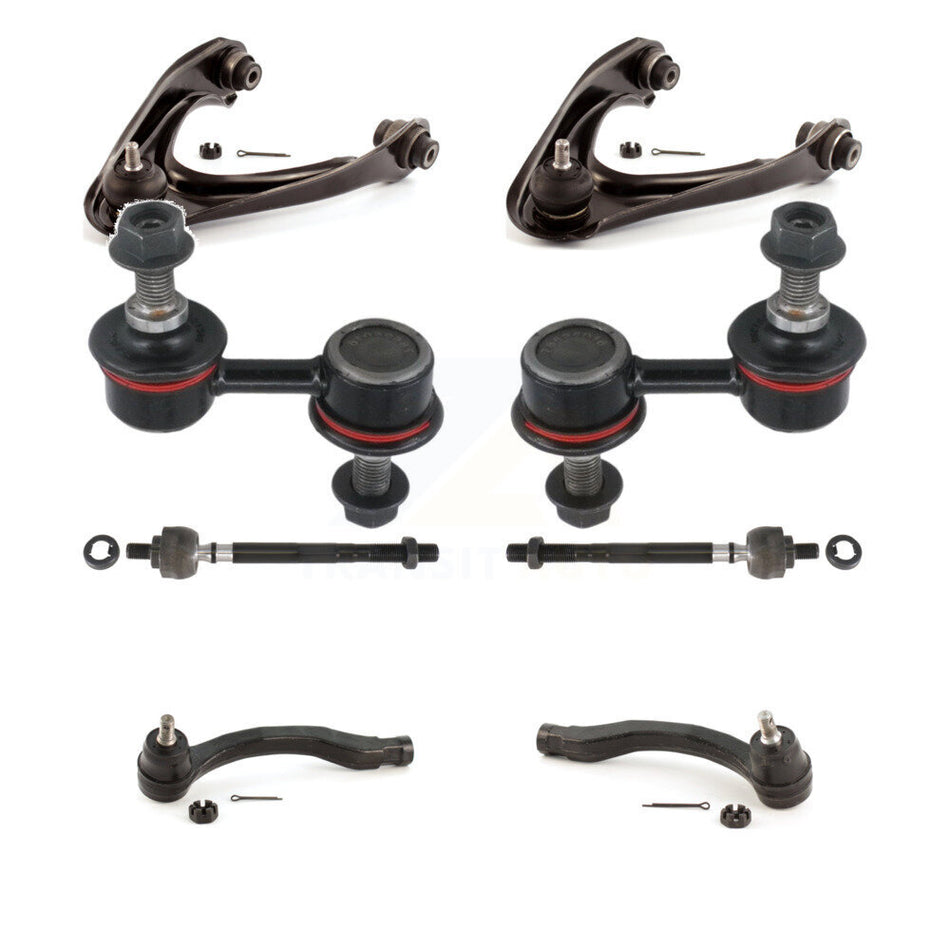 Front Suspension Control Arm And Ball Joint Assembly Steering Tie Rod End Stabilizer Bar Link Kit (8Pc) For 1997-2001 Honda CR-V KTR-100527