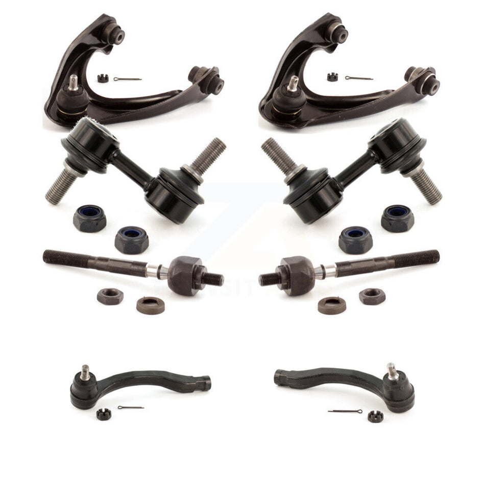 Front Suspension Control Arm And Ball Joint Assembly Steering Tie Rod End Stabilizer Bar Link Kit (8Pc) For 1999-2000 Honda Civic Si KTR-100532