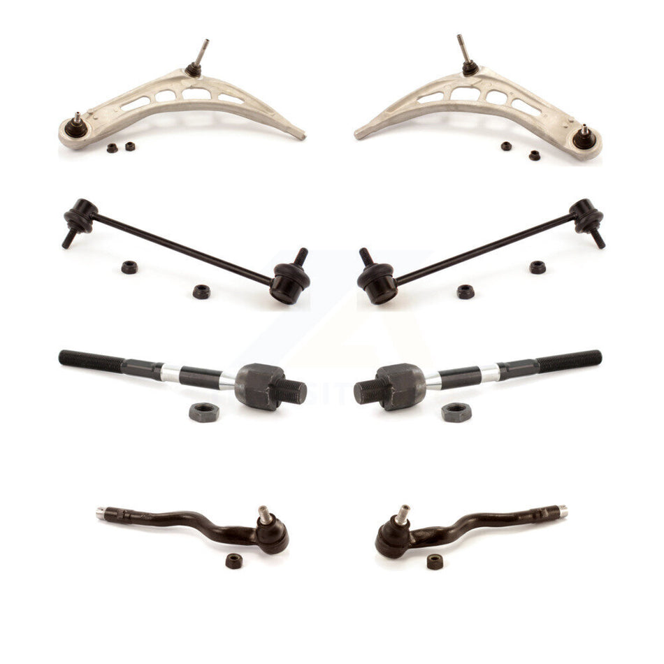 Front Suspension Control Arm And Ball Joint Assembly Steering Tie Rod End Stabilizer Bar Link Kit (8Pc) For BMW 325i 325Ci Z4 330Ci 330i 323i 328i 323Ci 328Ci 320i KTR-100587