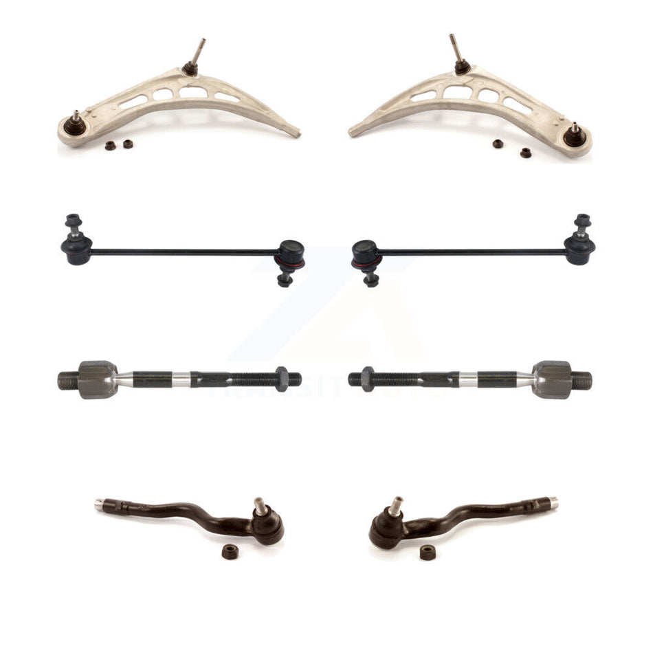 Front Suspension Control Arm And Ball Joint Assembly Steering Tie Rod End Stabilizer Bar Link Kit (8Pc) For BMW 325i 325Ci Z4 330Ci 330i 323i 328i 323Ci 328Ci 320i KTR-100587