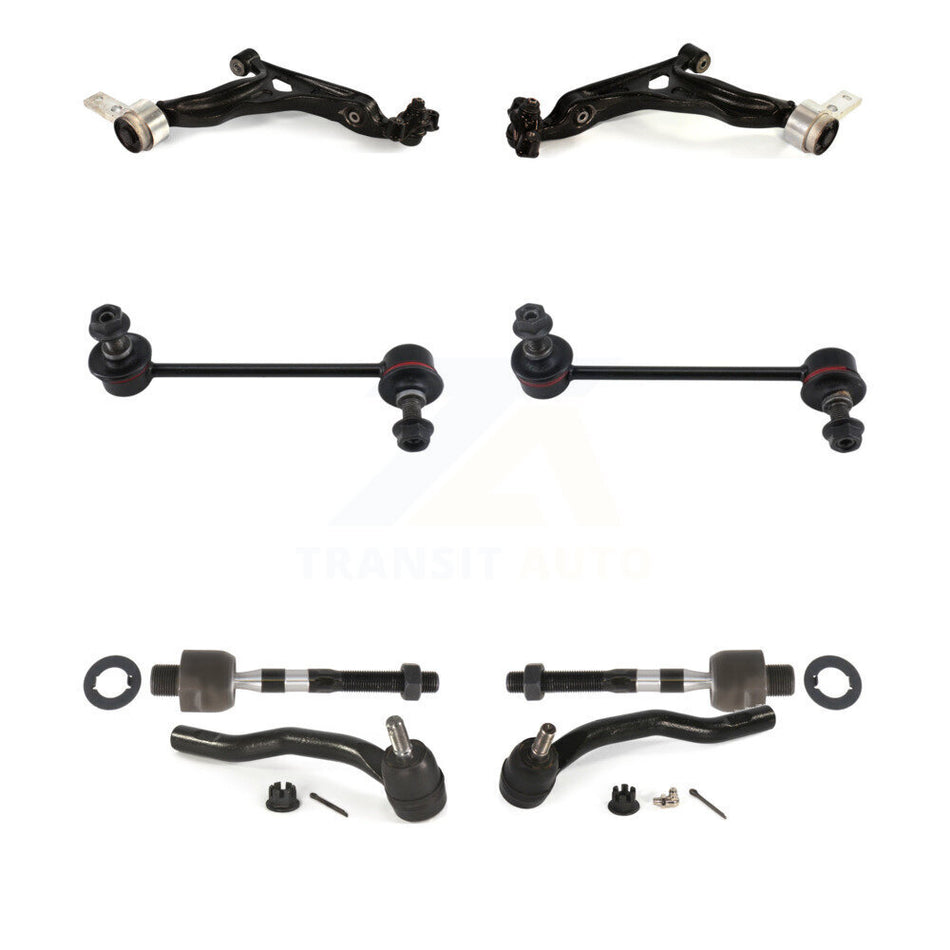 Front Suspension Control Arm And Ball Joint Assembly Steering Tie Rod End Stabilizer Bar Link Kit (8Pc) For 2009-2013 Mazda 6 KTR-100603