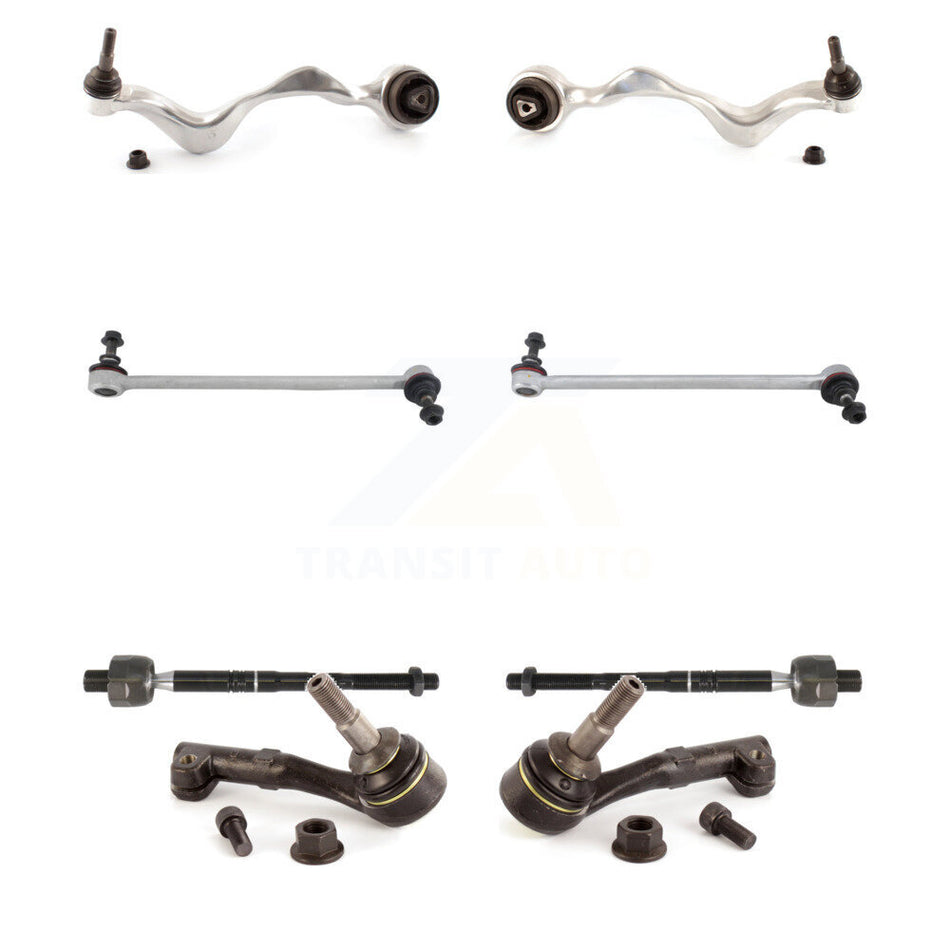 Front Suspension Control Arm And Ball Joint Assembly Steering Tie Rod End Stabilizer Bar Link Kit (8Pc) For BMW 328i 335i 325i X1 128i 330i Z4 135i 335d 335is 323i KTR-100616