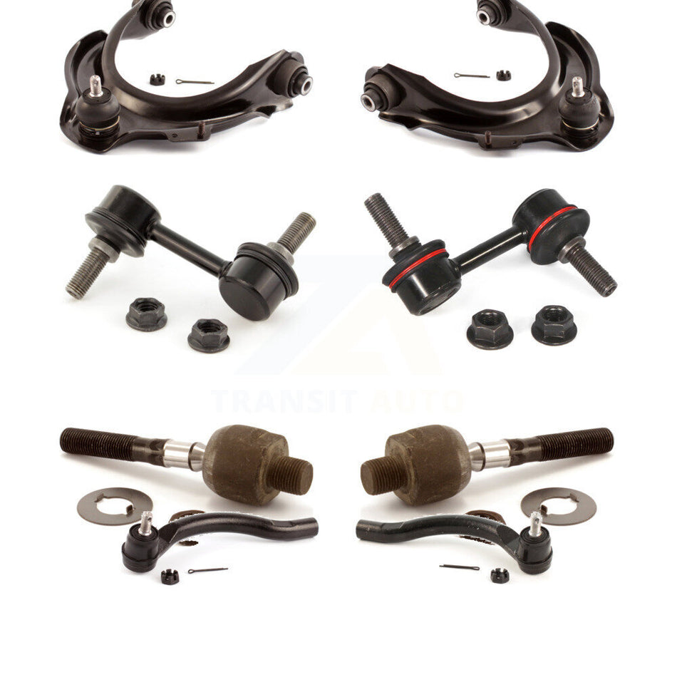 Front Suspension Control Arm And Ball Joint Assembly Steering Tie Rod End Stabilizer Bar Link Kit (8Pc) For Honda Accord KTR-100643