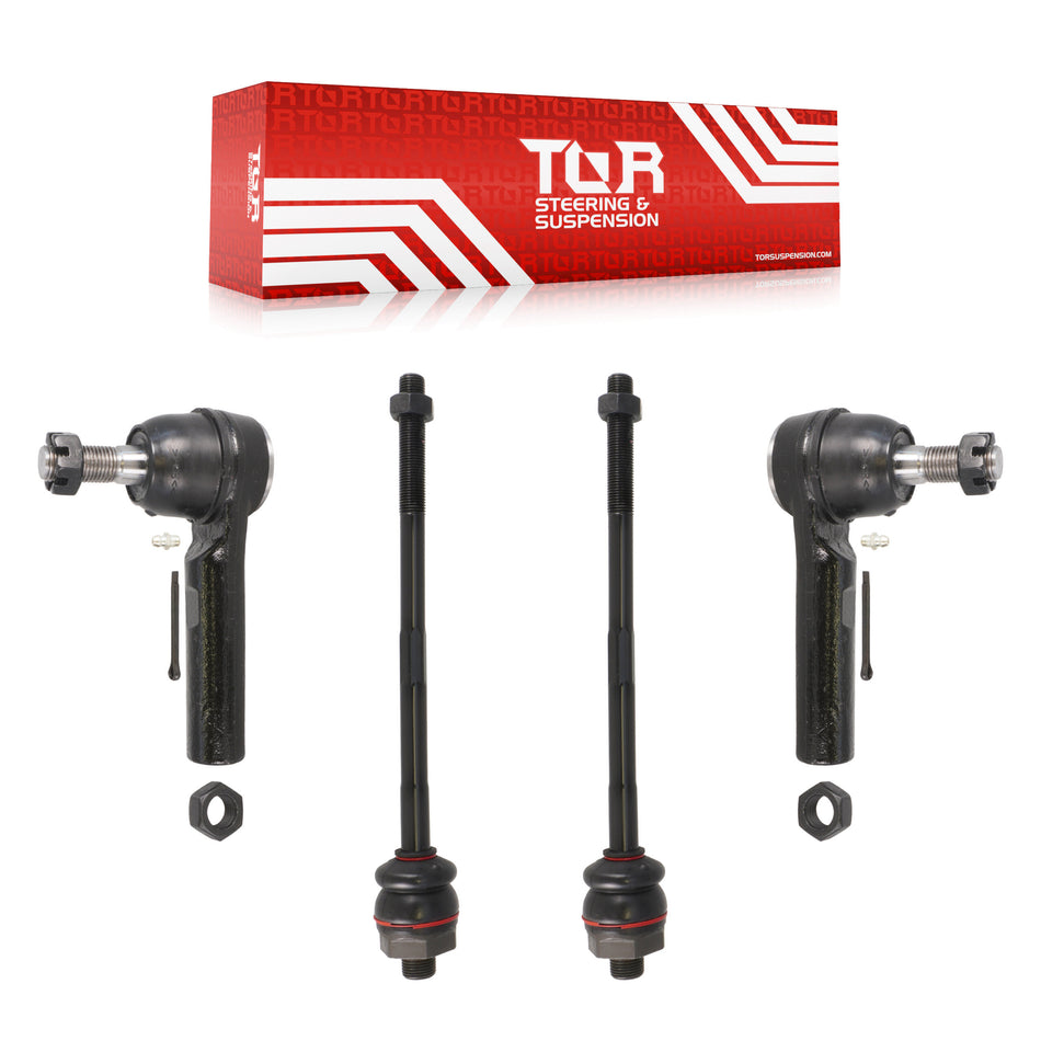 Front Steering Tie Rod End Kit For Chevrolet Silverado 2500 HD GMC Sierra 3500 Hummer H2 Classic 1500 Suburban Yukon XL Avalanche KTR-101852