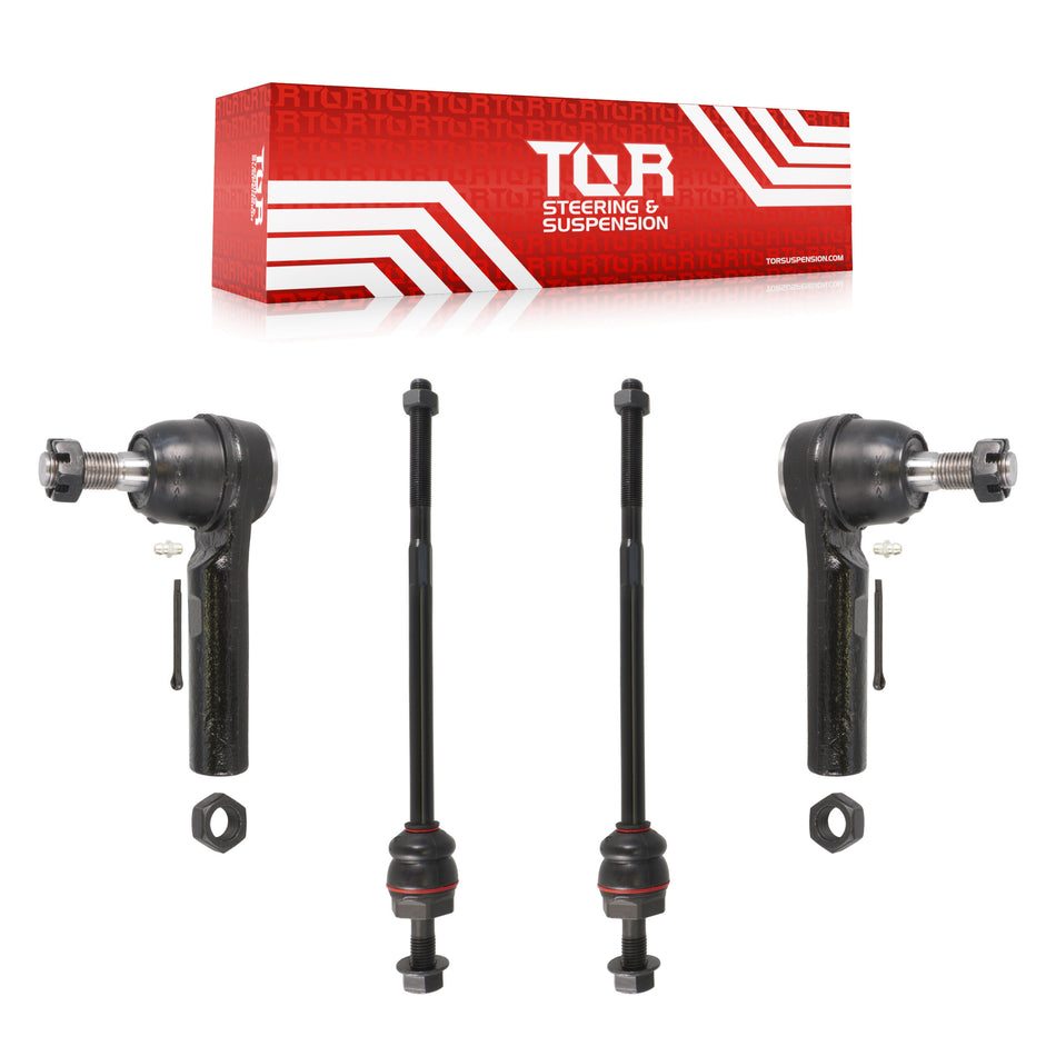 Front Steering Tie Rod End Kit For Chevrolet Express 3500 2500 GMC Savana 4500 KTR-101855