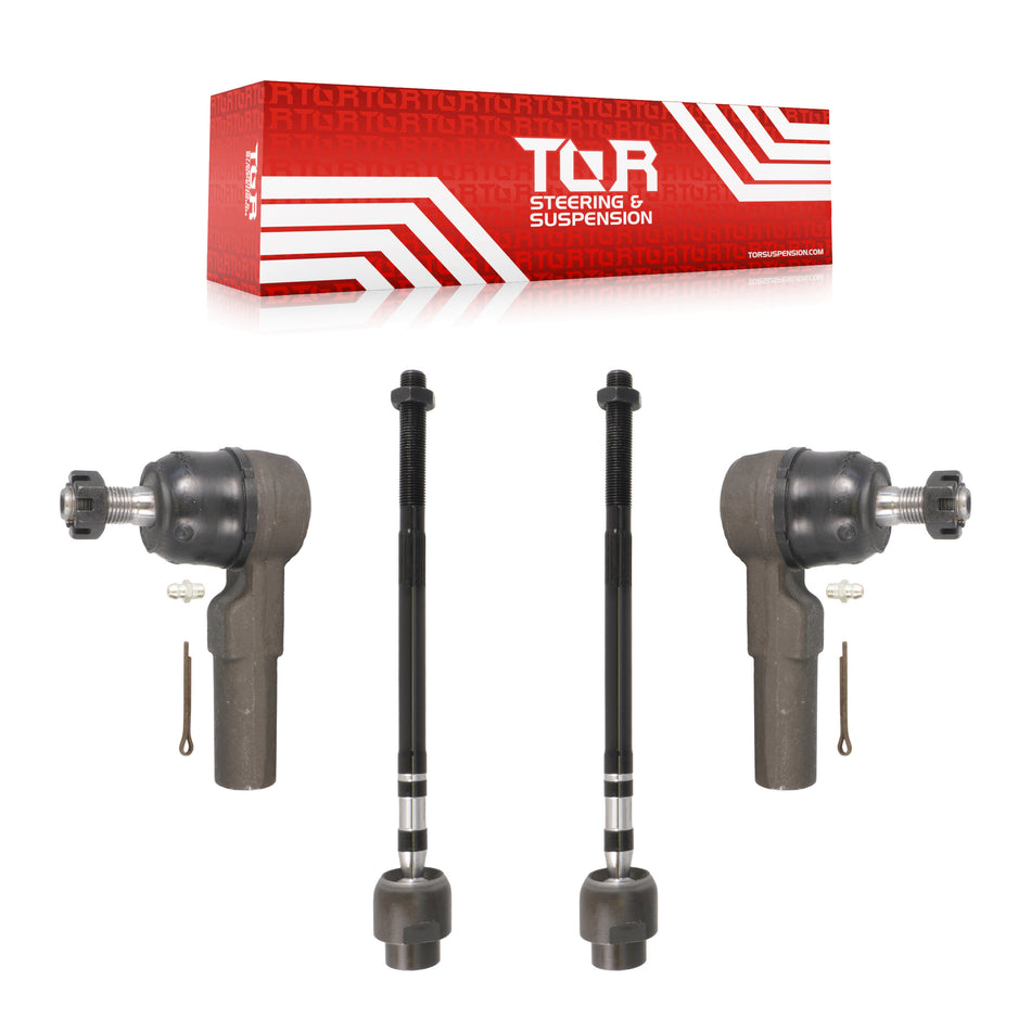 Front Steering Tie Rod End Kit For 1992-1992 Oldsmobile Buick Century Cutlass Ciera Chevrolet Lumina APV Pontiac Trans Sport Silhouette Cruiser KTR-101858