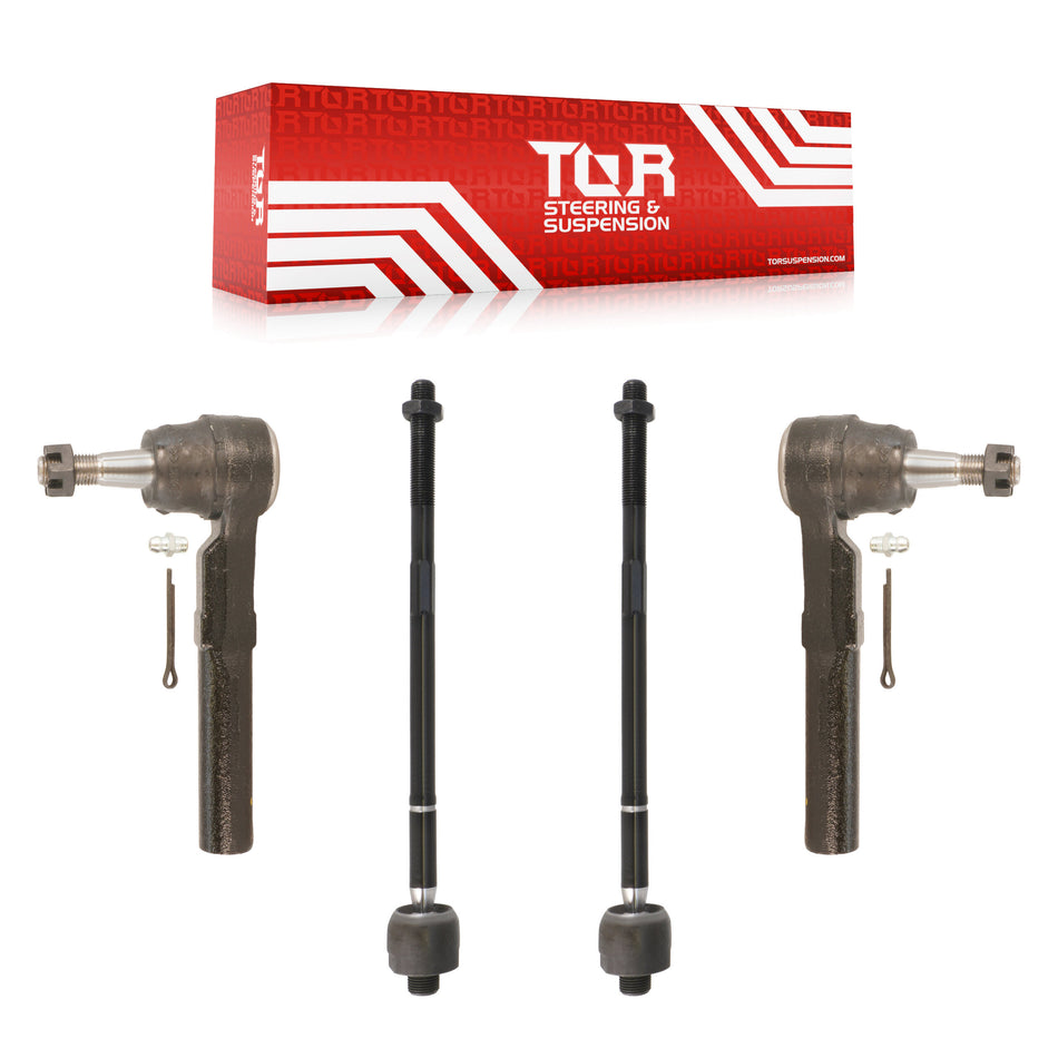 Front Steering Tie Rod End Kit For Buick Rendezvous Chevrolet Uplander Pontiac Aztek Montana Terraza Saturn Relay KTR-101868